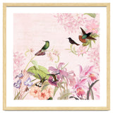 Hummingbirds in Flower Jungle thumbnail