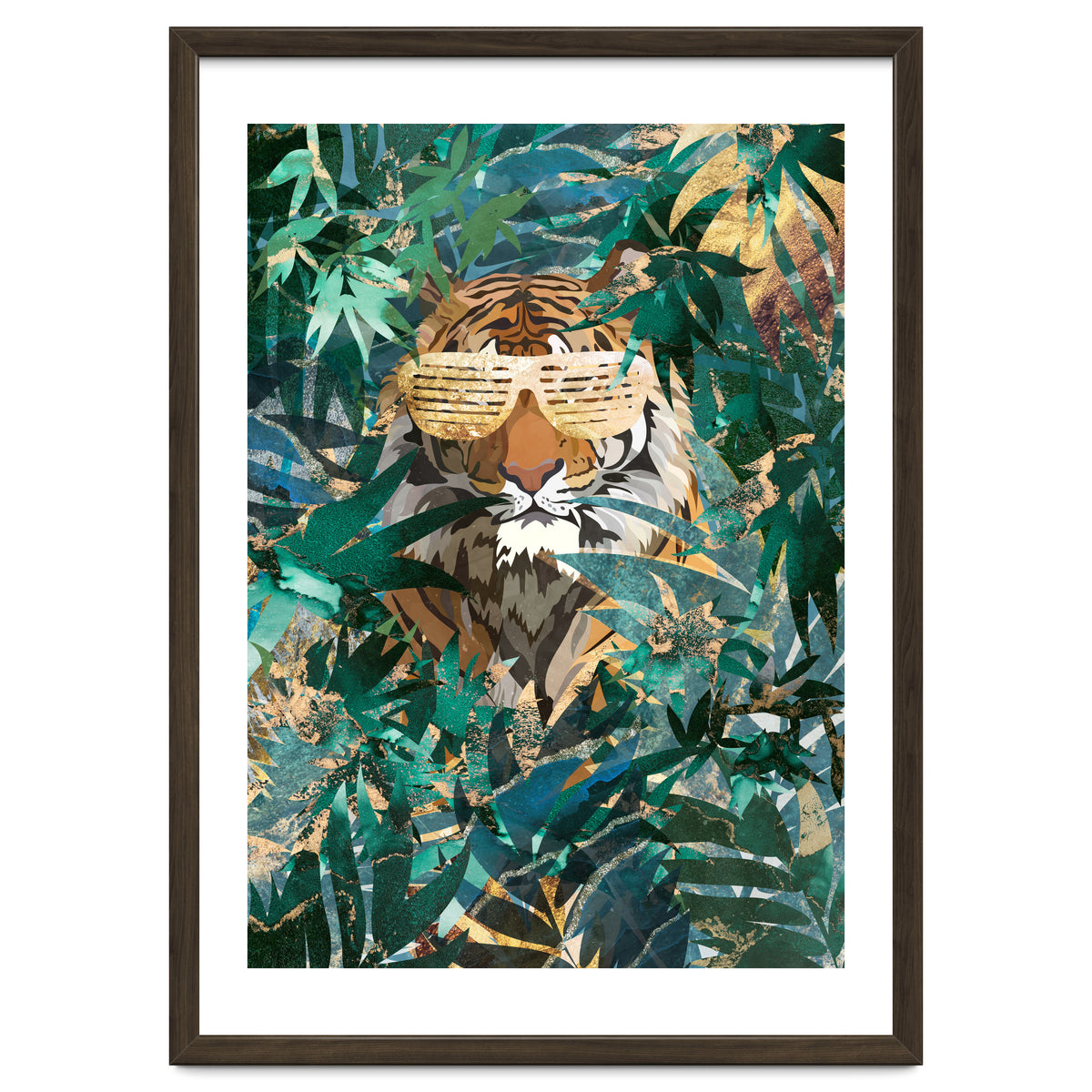 Hip hop tiger in the jungle