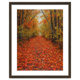 Lush Autumn Forest Path Covered thumbnail