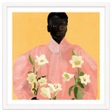 Girl Holding Flowers 2 thumbnail