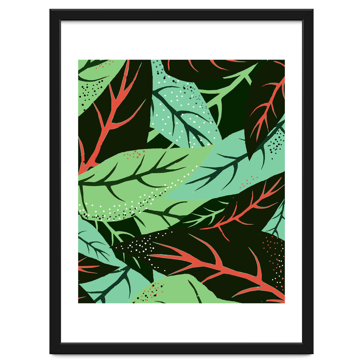 The Dark Jungle | Mystery Eclectic Forest | Maximalist Rainforest Nature Botanical Plants