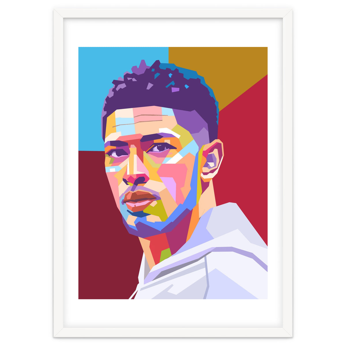 Jude Bellingham pop art portrait