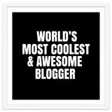 World's most coolest and awesome blogger thumbnail