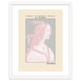 Portrait of Simonetta Vespucci as Nymph – Sandro Botticelli (ascii art) thumbnail