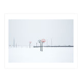 Snow-covered Basketball court (Print Only) thumbnail