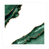 Emerald & Gold Agate Texture 13 (Print Only) thumbnail