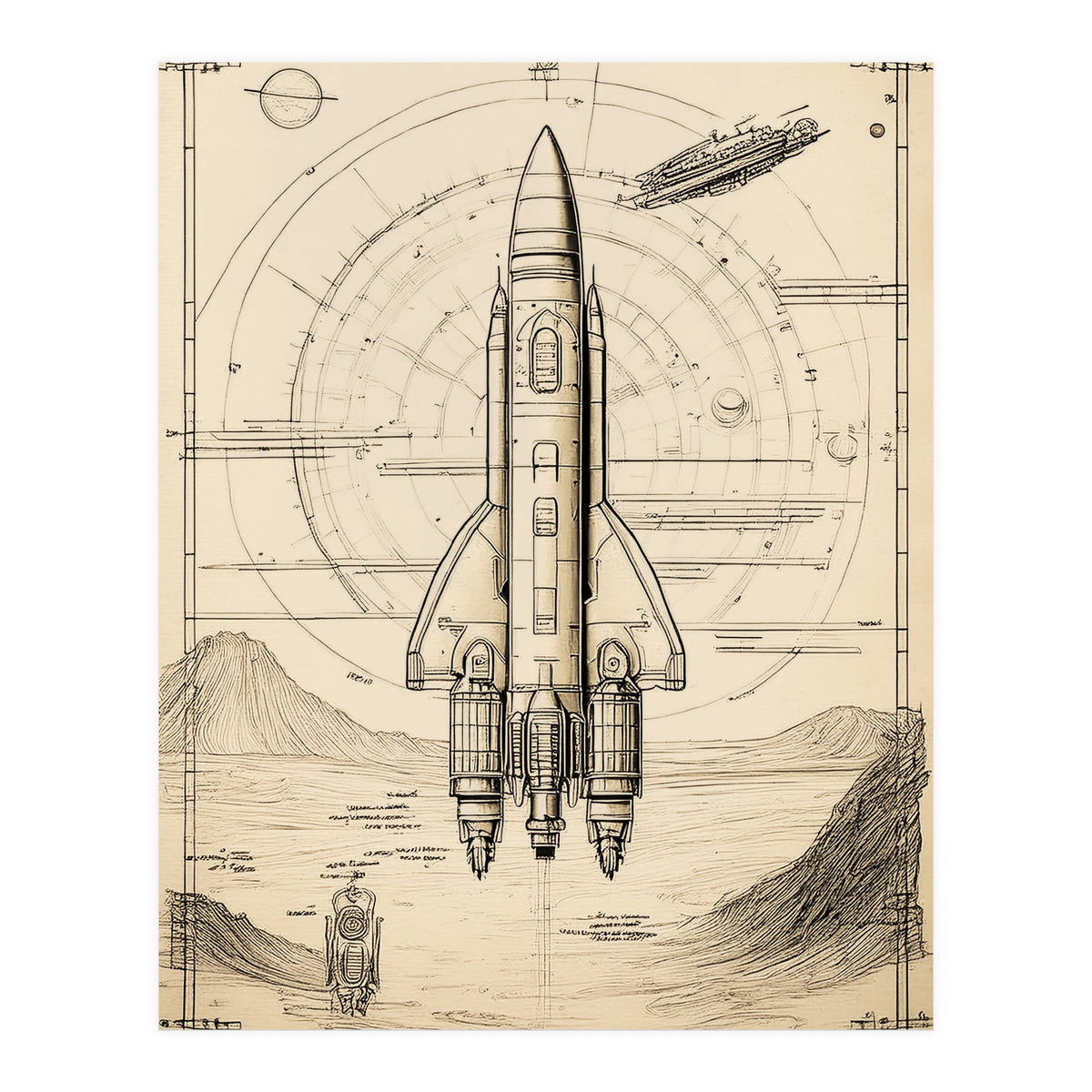 Back To The Moon 012 (Print Only)