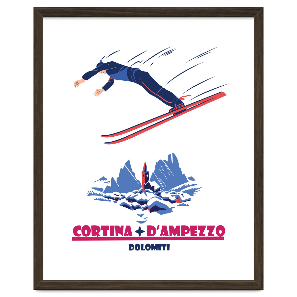 Ski Jump At Cortina Di Ampezzo