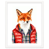 Dapper Fox Portrait Puffer Wild Fashion thumbnail