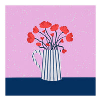 Poppies – pink and blue (Print Only)