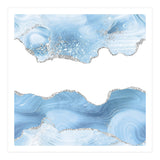 Blue & Silver Agate Glitter Texture 07  (Print Only) thumbnail