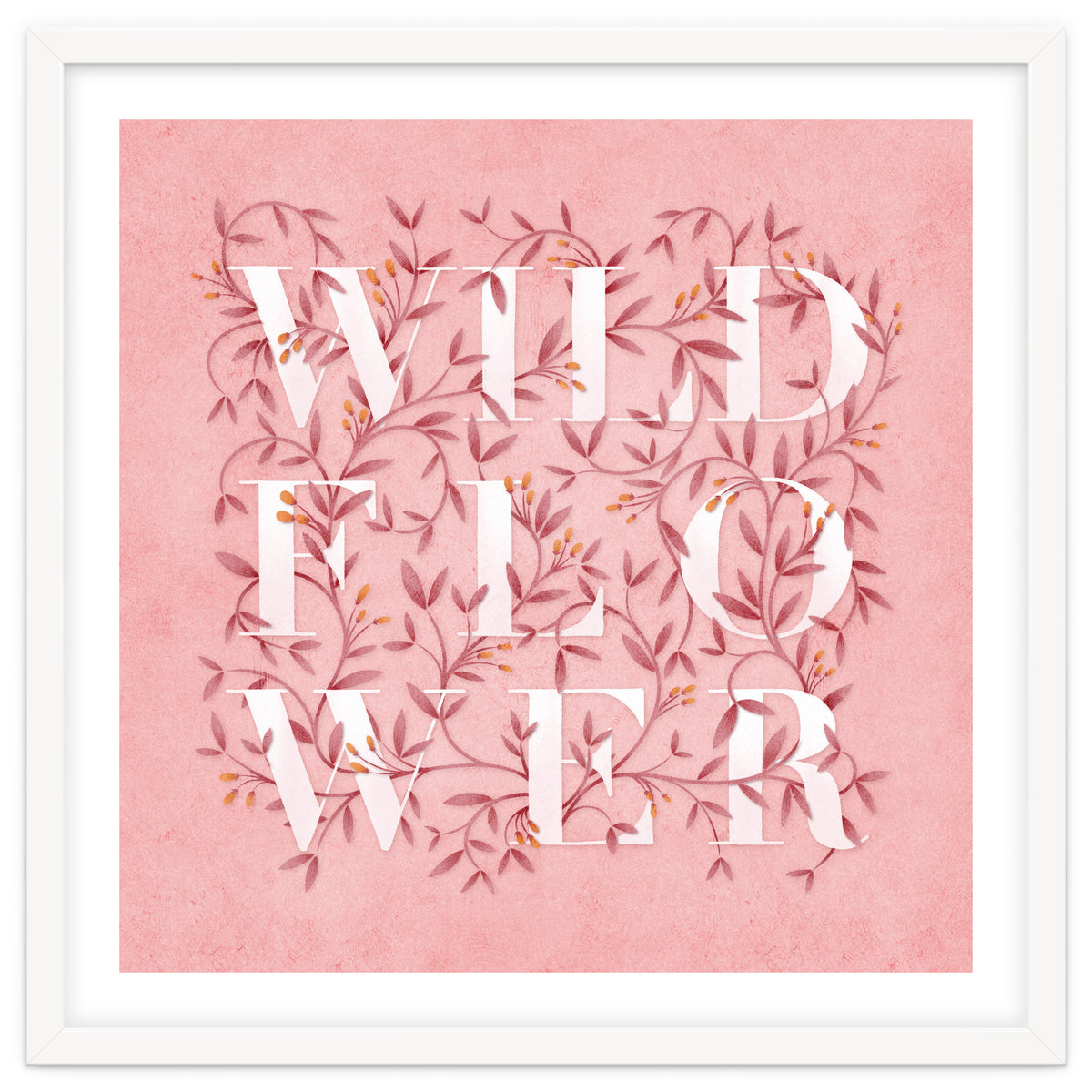 Wild Flower Typography