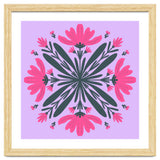Magenta mandala flowers thumbnail
