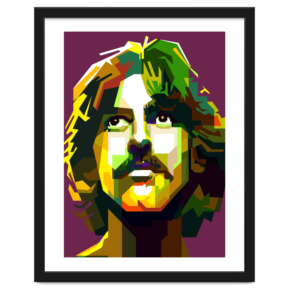 George Harrison The Beatles Pop Art WPAP