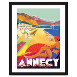 Beach at Annecy Lake, France thumbnail