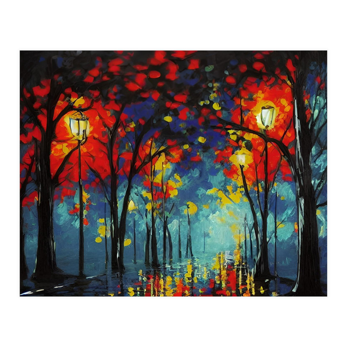 Abstract Nature Light Elegant (Print Only)