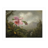 Martin Johnson Heade (Lumberville, 1819-St. Augustine, 1904). Orchid and Hummingbird near a Water... (Print Only) thumbnail