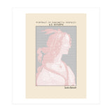 Portrait of Simonetta Vespucci as Nymph – Sandro Botticelli (ascii art)  (Print Only) thumbnail