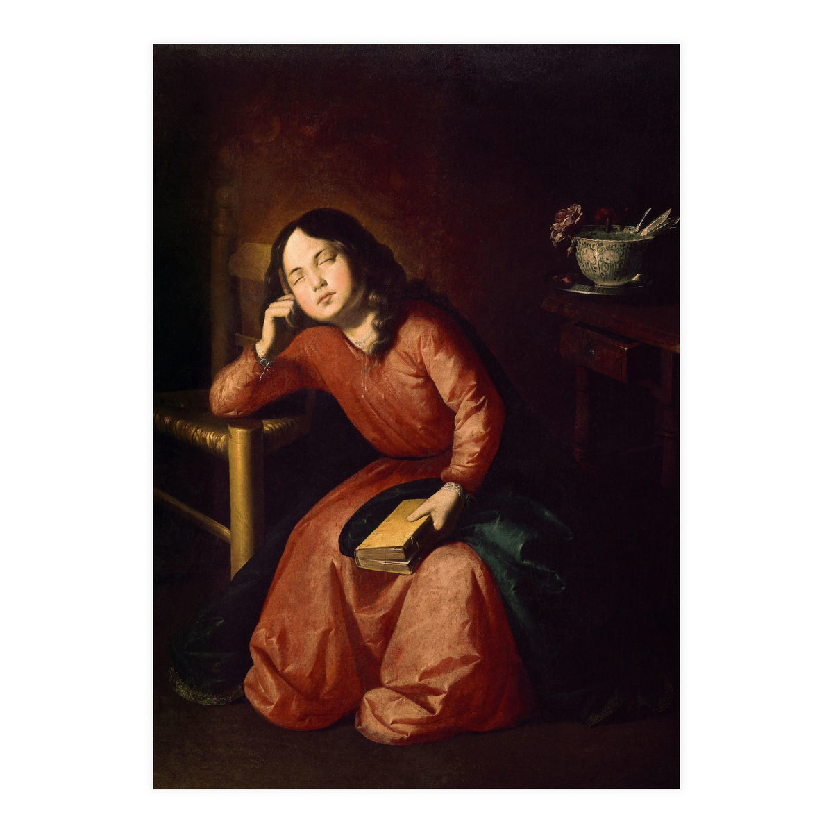 Child Madonna Asleep. La Virgen niña dormida. 1664. Jerez de la Frontera collegiate church. (Print Only)