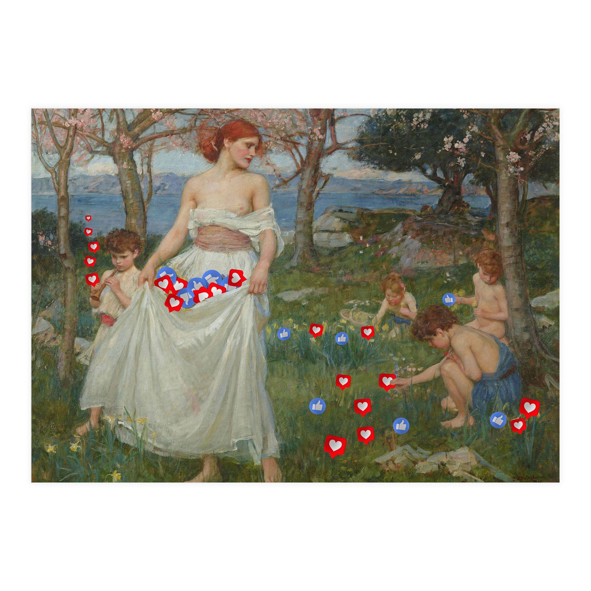 Collecting Likes (Print Only)