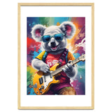 Koala Playing Guitar, Rock Graffiti thumbnail