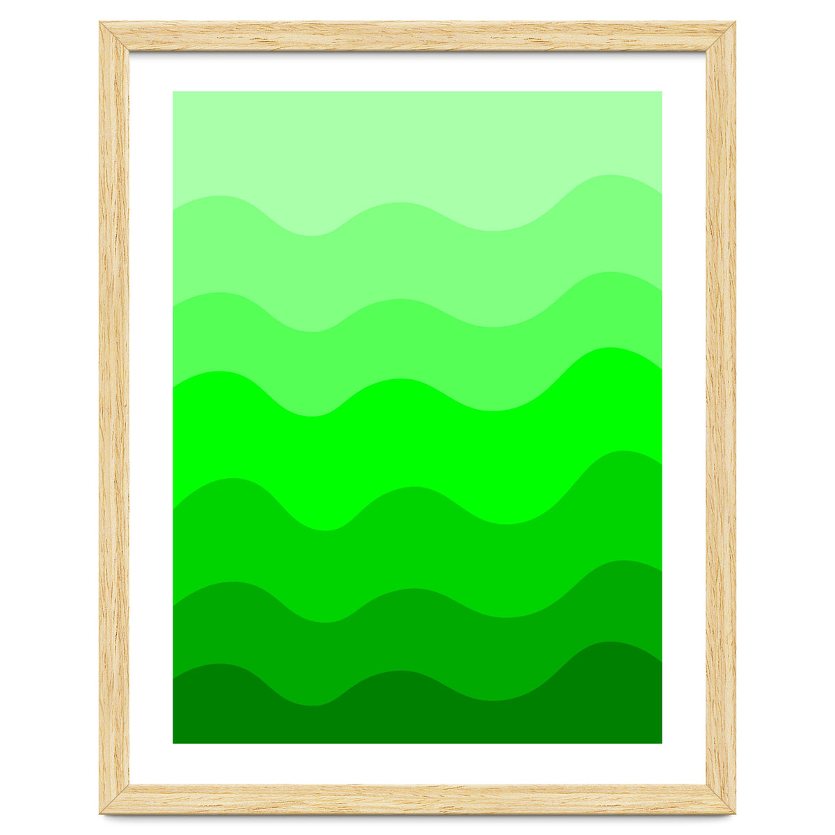 Green gradient design