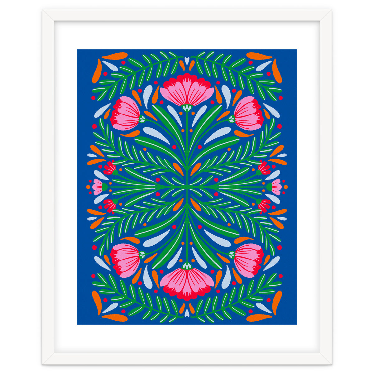 Bold Symmetrical Flowers