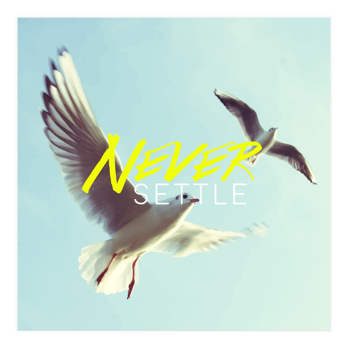 Never Settle (Print Only)