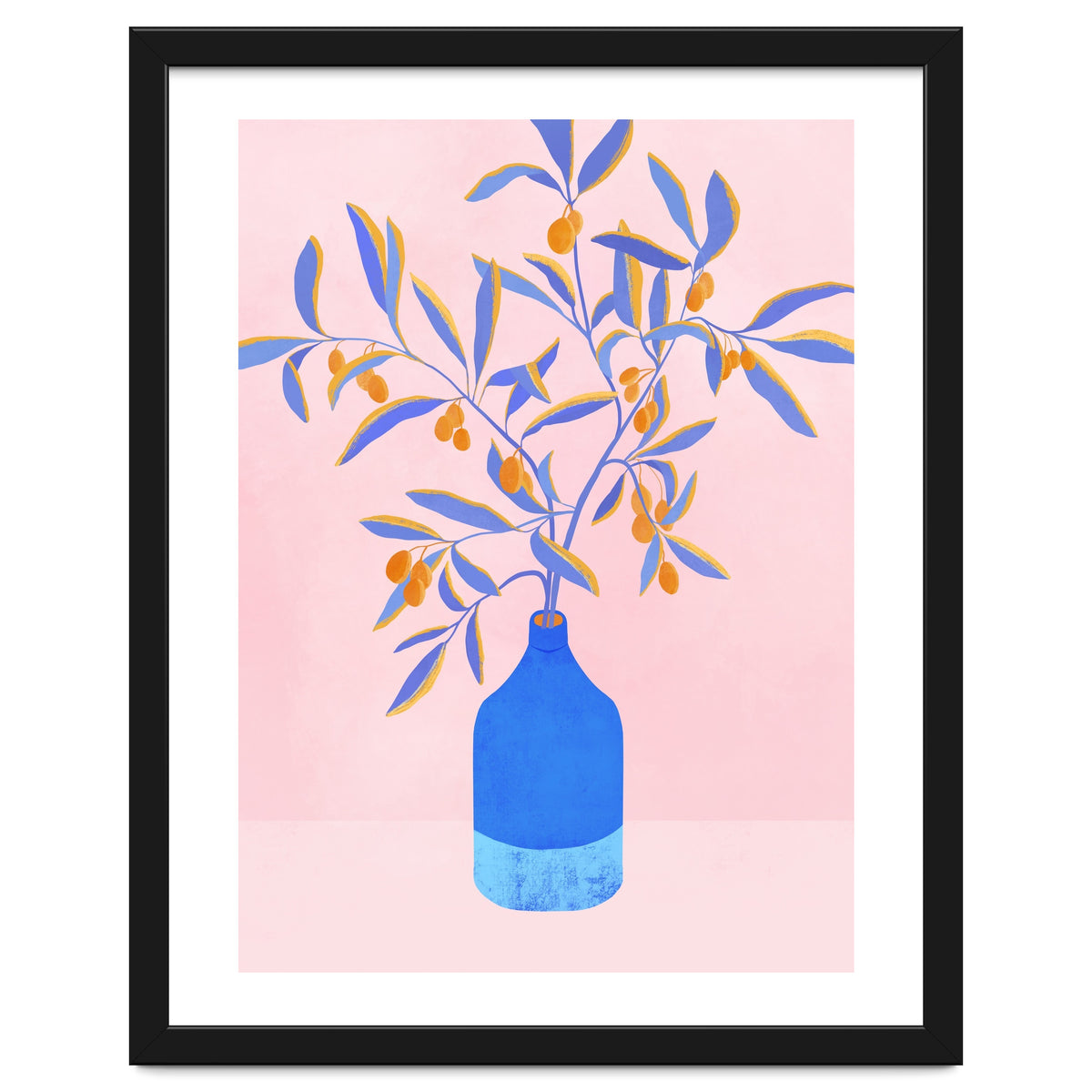 Blue Branches Still Life