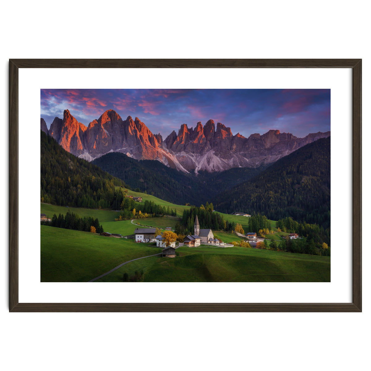 Santa Maddalena at sunset