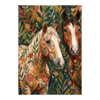 Wildflower Equine Duo (Print Only)