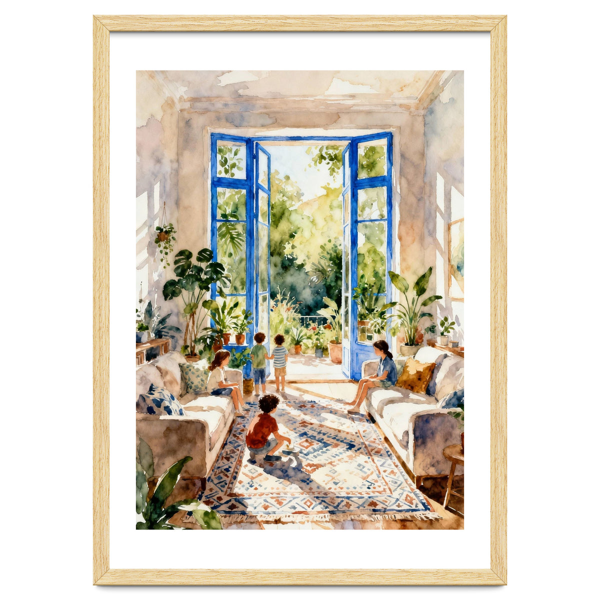 Matisse Inspired Family Room