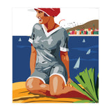 Istria, Swimmer on the Beach (Print Only) thumbnail