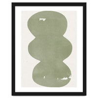 GREEN WATERCOLOR SHAPES NO.2