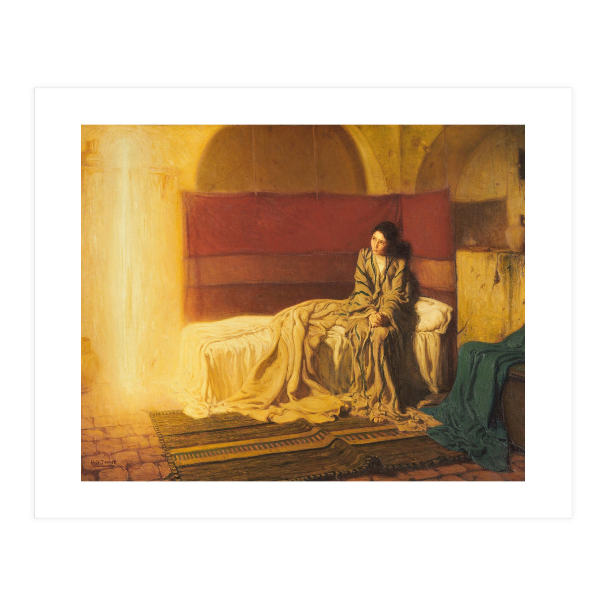 Henry Ossawa Tanner – The Annunciation | Iconic Religious Masterpiece in luminous realism (Print Only)