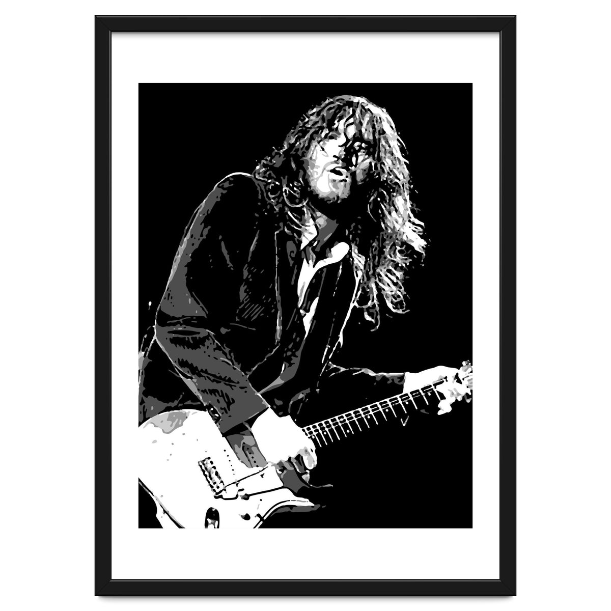John Frusciante American Musician Legend in Monochrome