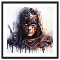 Armored Medieval Warrior Woman