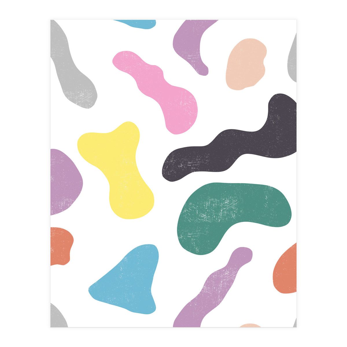 Abstract Organic Memphis Shapes (Print Only)