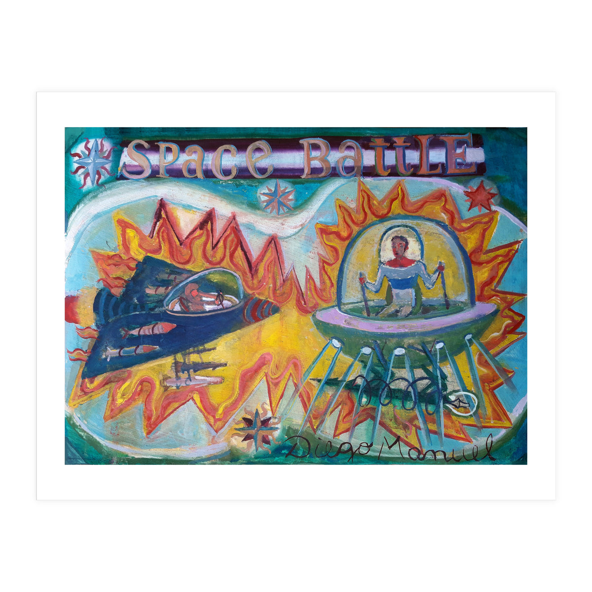 Space Battle 3 (Print Only)