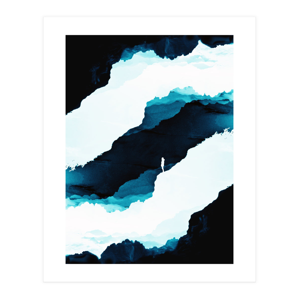 Teal Isolation (Print Only)