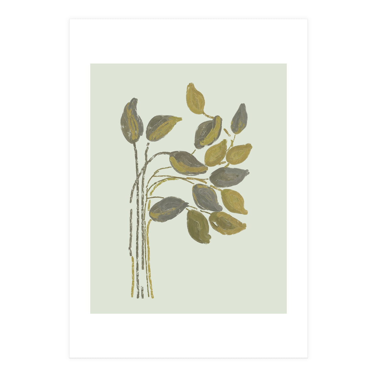 Olivia muted botanical oils (Print Only)