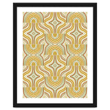 Ochre Retro Marbled Tiles thumbnail