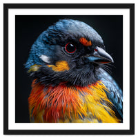 Close Up Of A Colorful Bird In The Wild