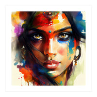Radiant Bindi Hindu Portrait (Print Only)