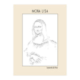 Mona Lisa – Leonardo Da Vinci Ascii Art (Print Only) thumbnail