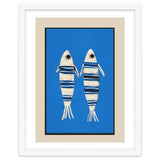 Minimal Fish On Blue thumbnail