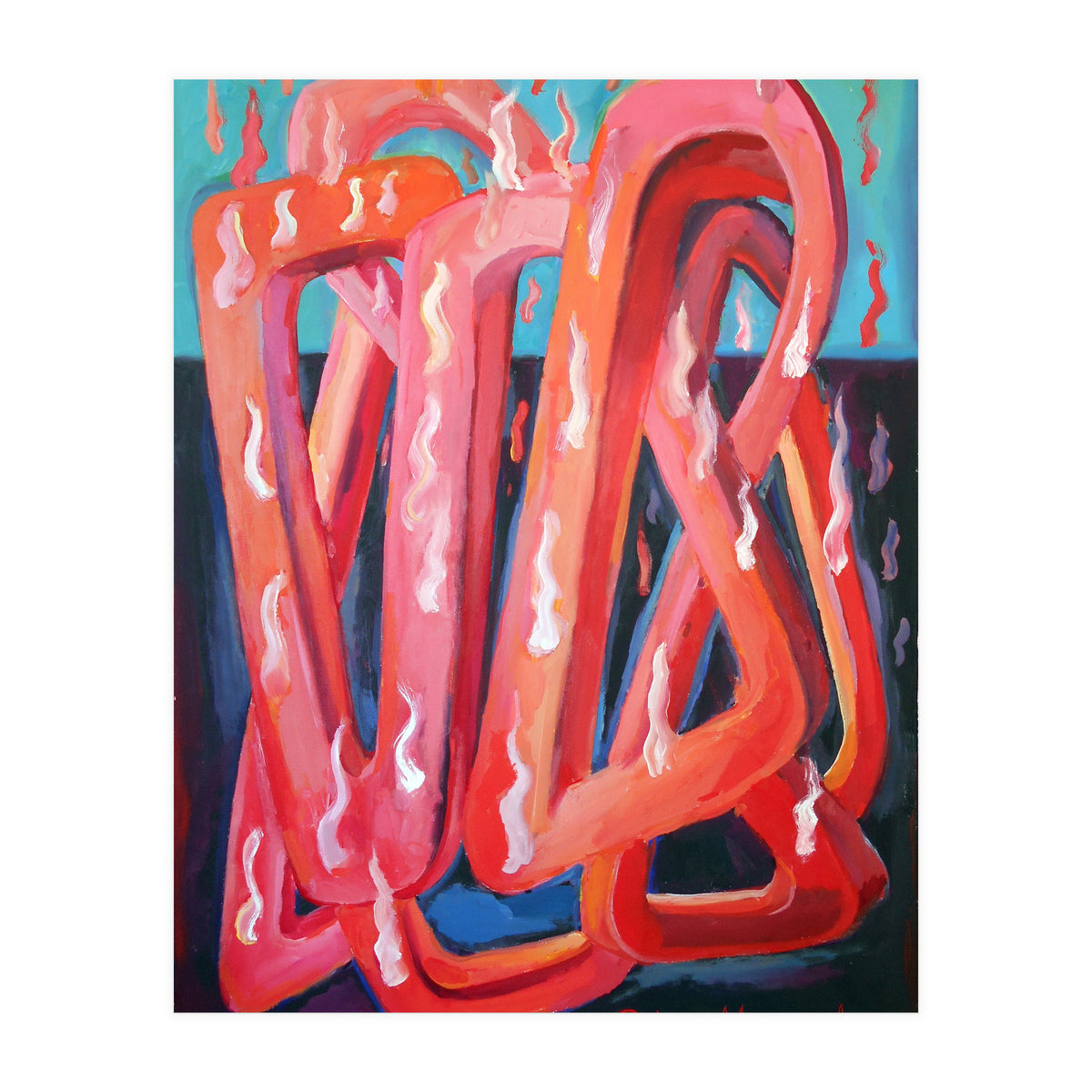 Formas En El Fuego 1 (Print Only)