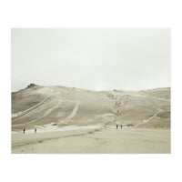 Tourists at volcano - Iceland (Print Only)