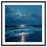 Moonlit Shoreline with Crashing Surf thumbnail