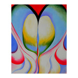 Georgia O’Keeffe – Series 1, No. 8 (1918) | Expressive Abstract Watercolor of Organic Rhythm and Modernist Form (Print Only) thumbnail